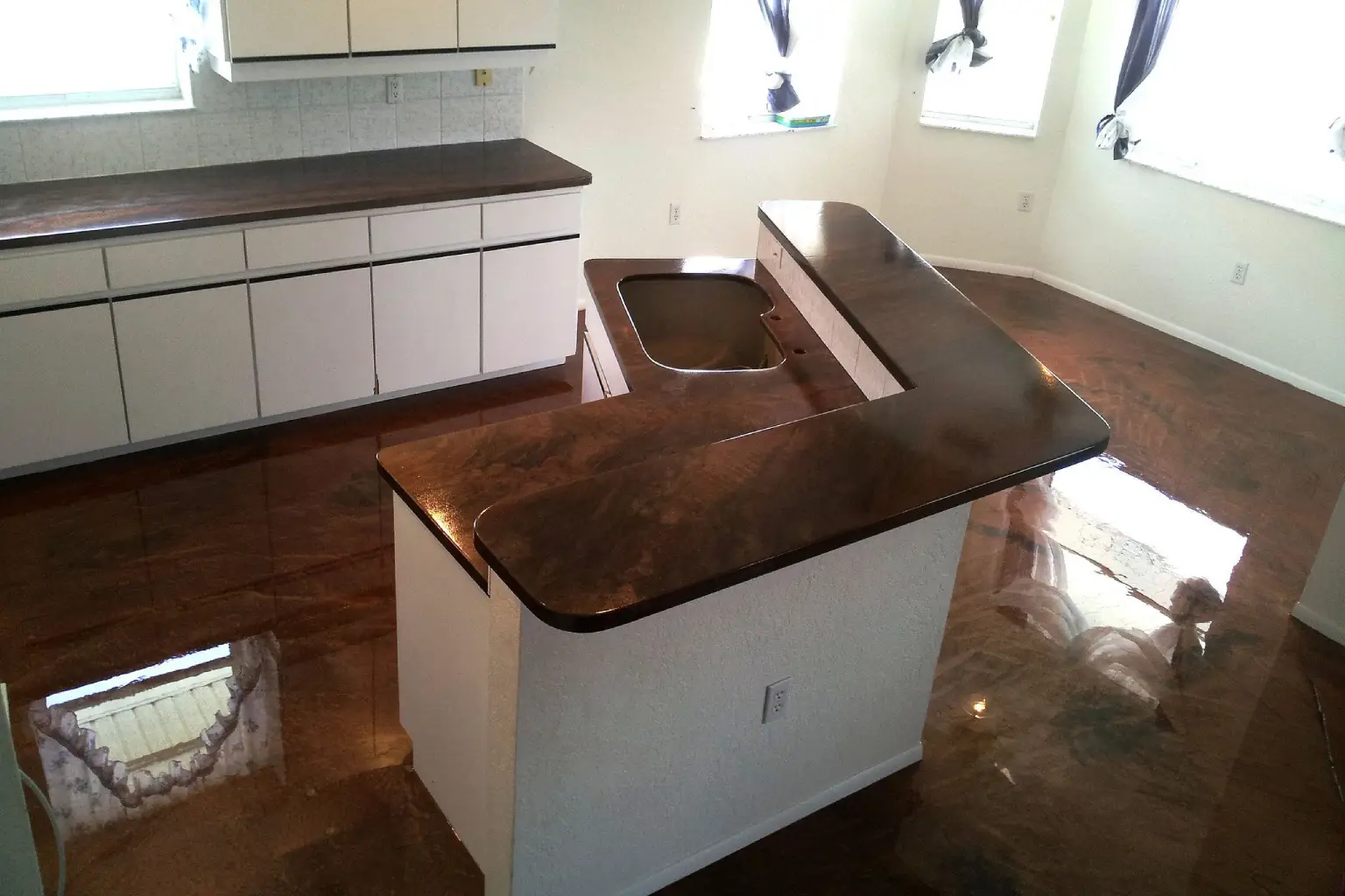 Epoxy Floor Installation in Kitchens