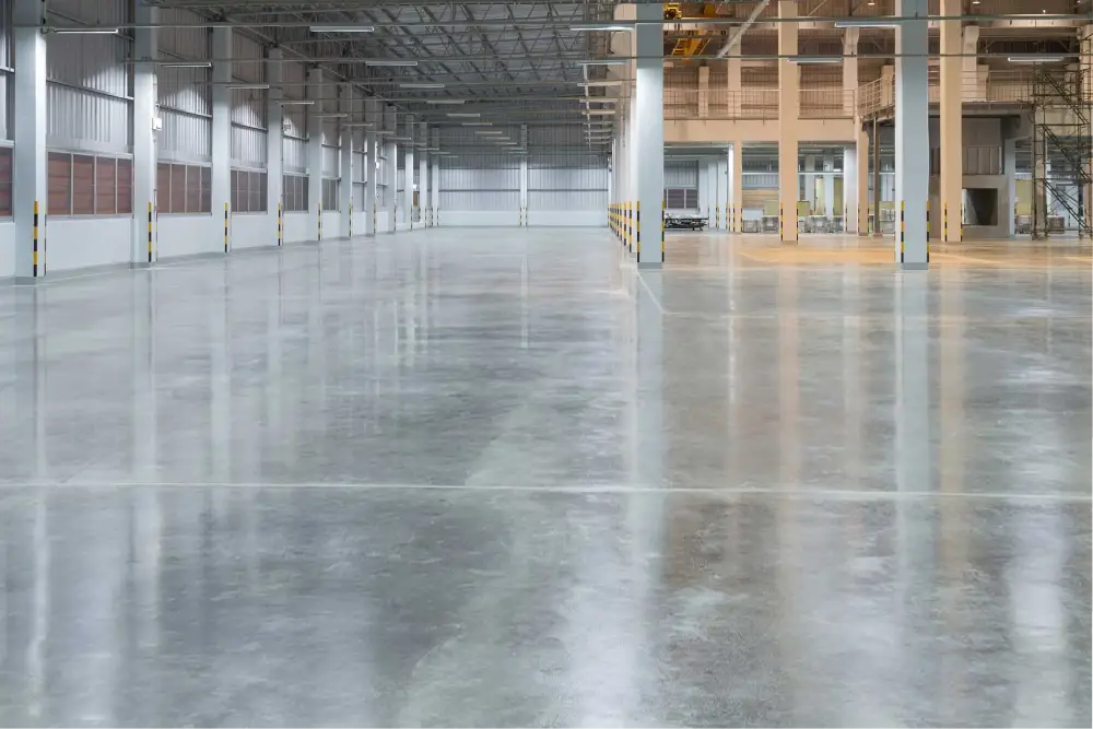 Industrial Polished Concrete Floor