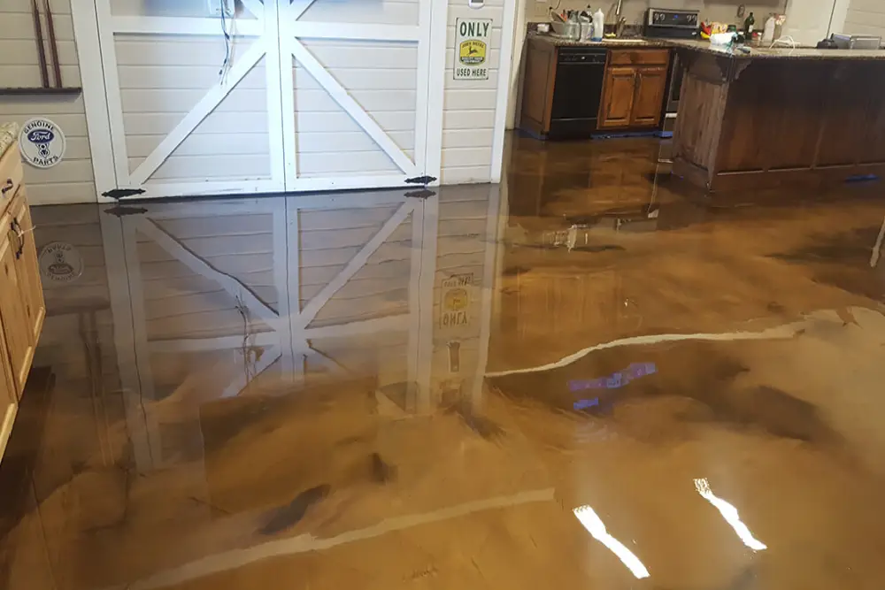 Residential Metallic Epoxy Flooring