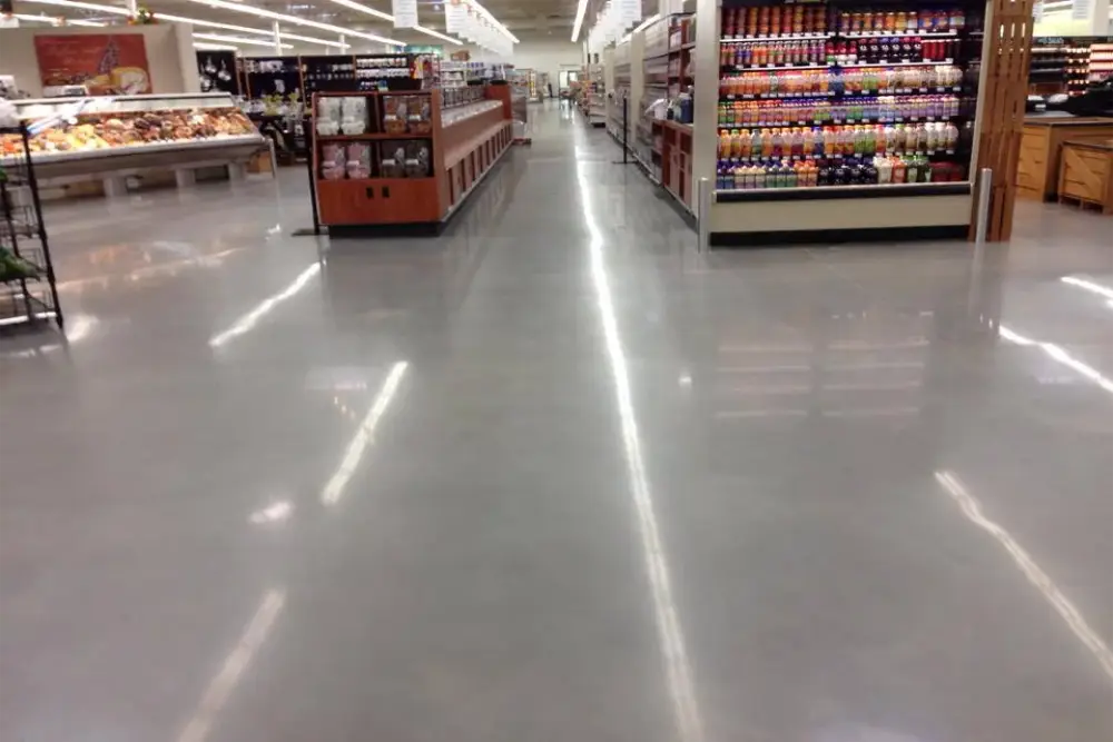 Retail Polished Concrete Floor