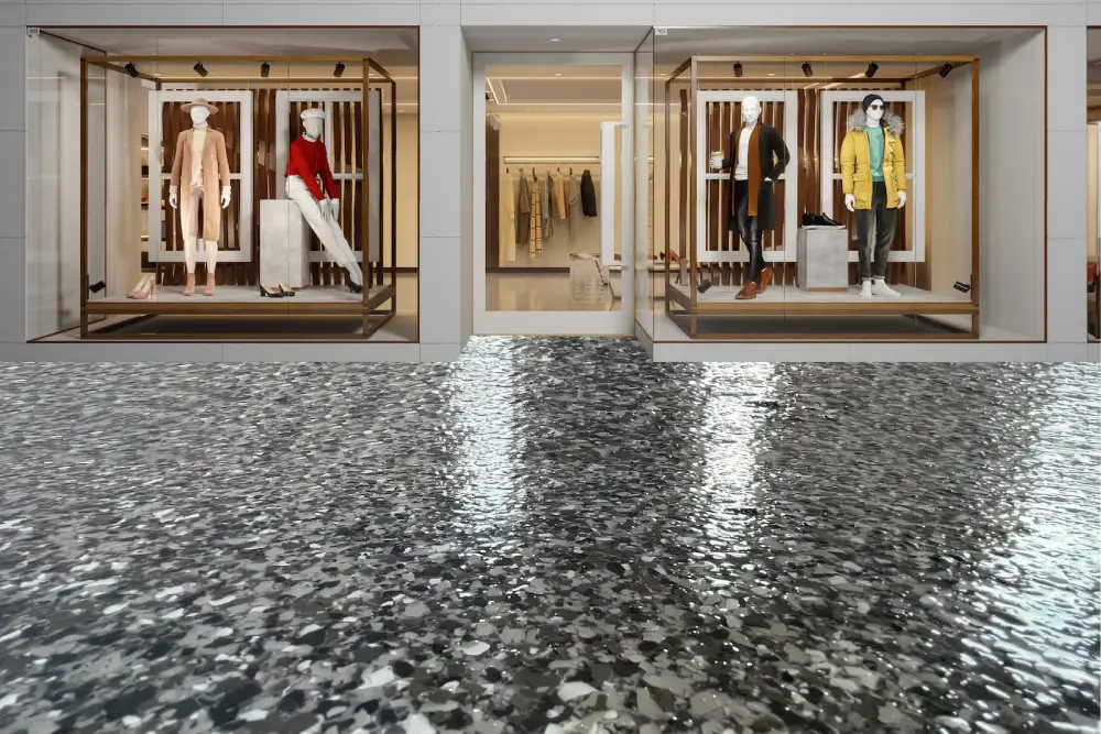 Retail Polyaspartic Flooring