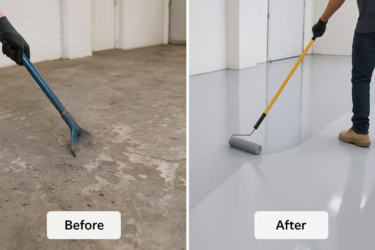 Reinstalling Epoxy Floors