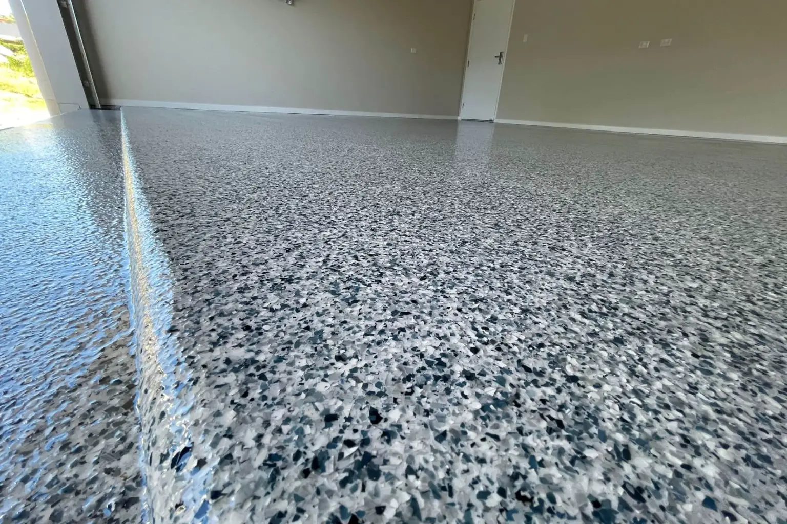 Epoxy Flake Garage Floor
