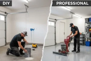 DIY vs Professional Flake Epoxy Installation