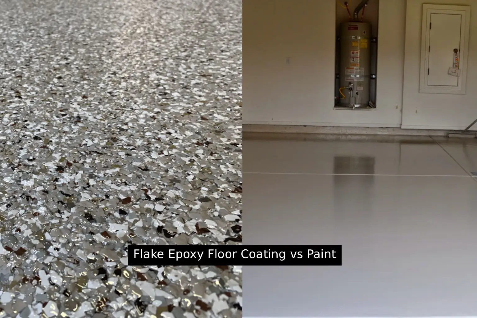 Flake Epoxy Floor Coating vs Paint