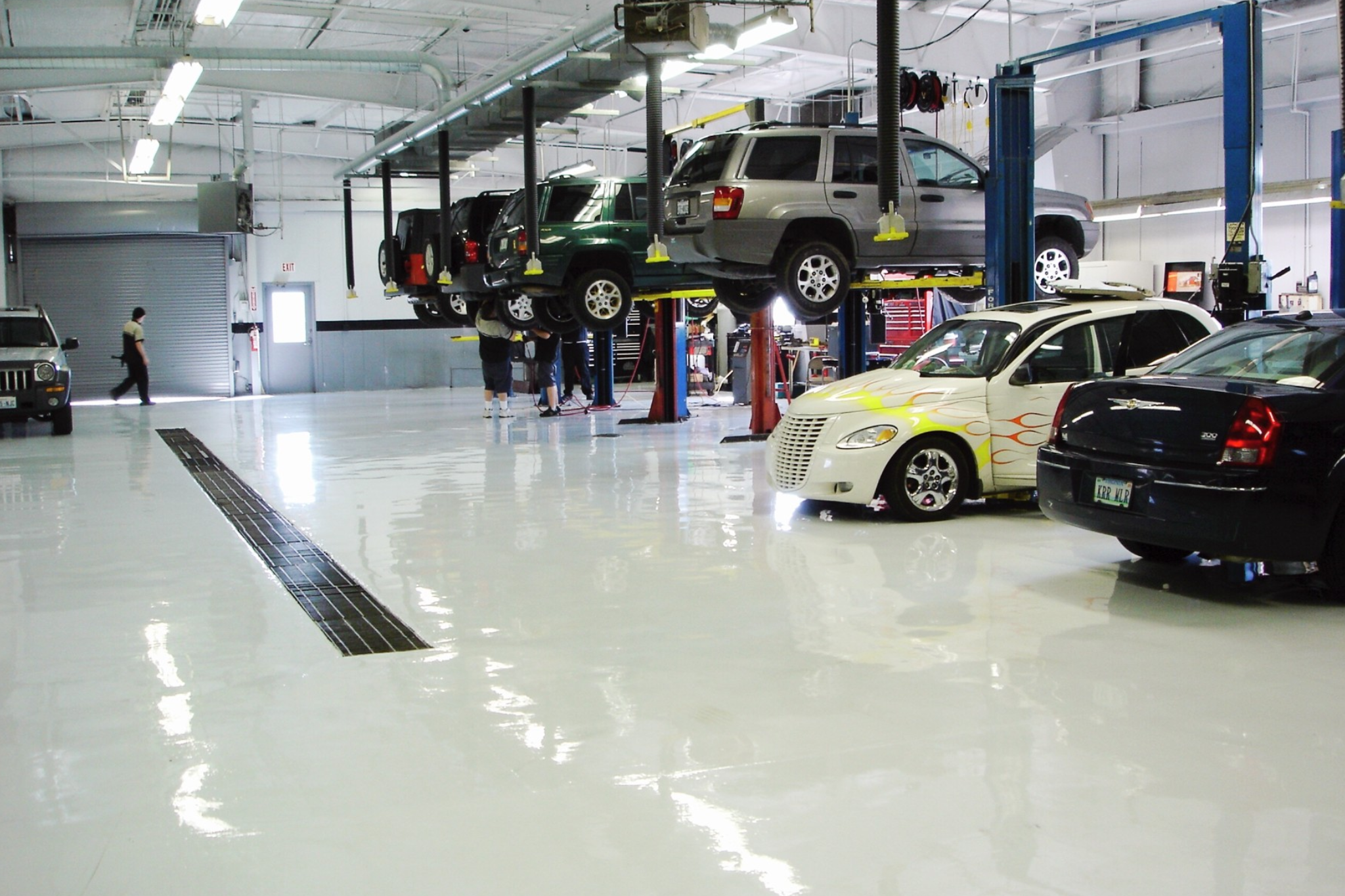 Epoxy Floors for Auto Dealerships Industry