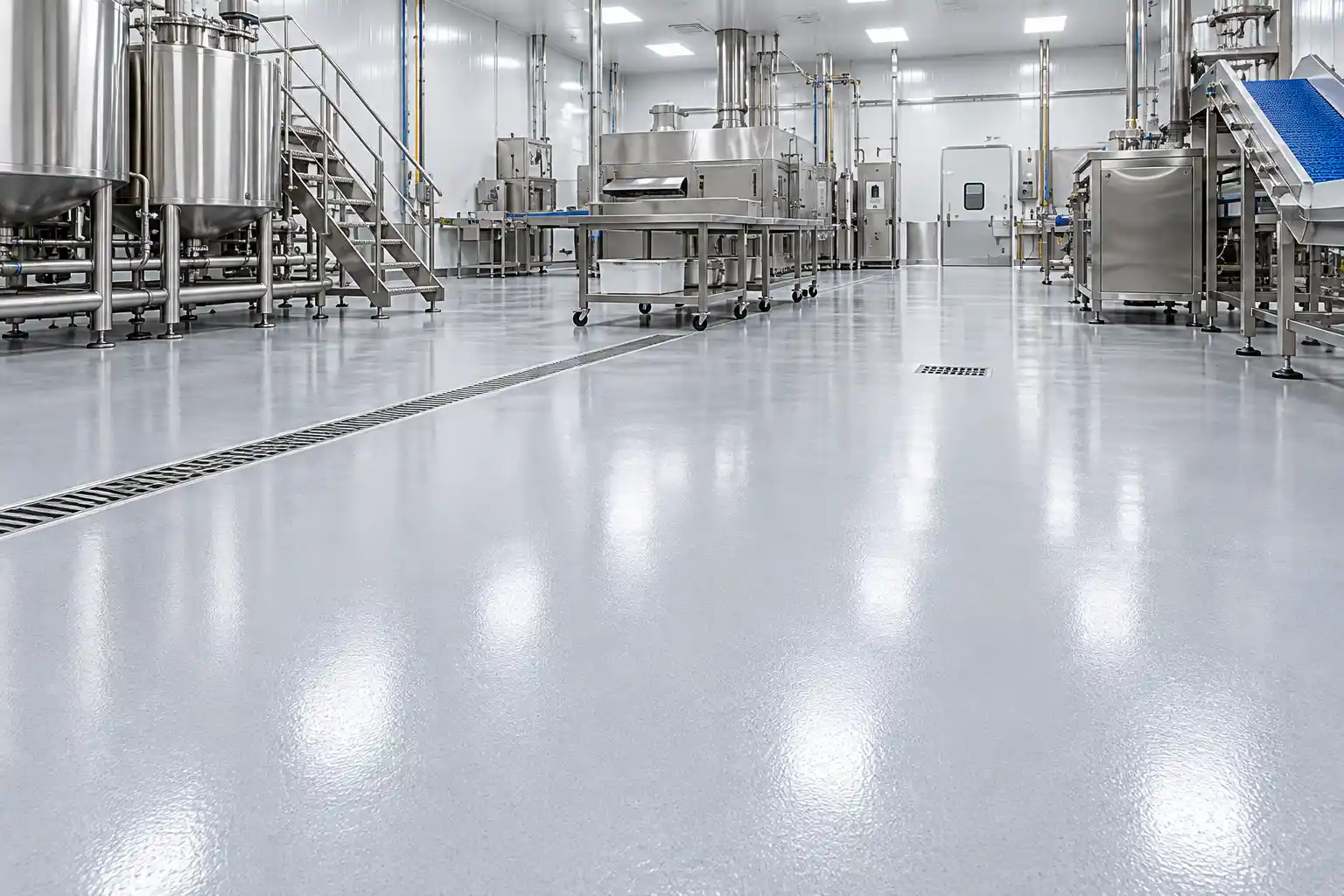 Flooring Built Around the Way Food Plants Operate