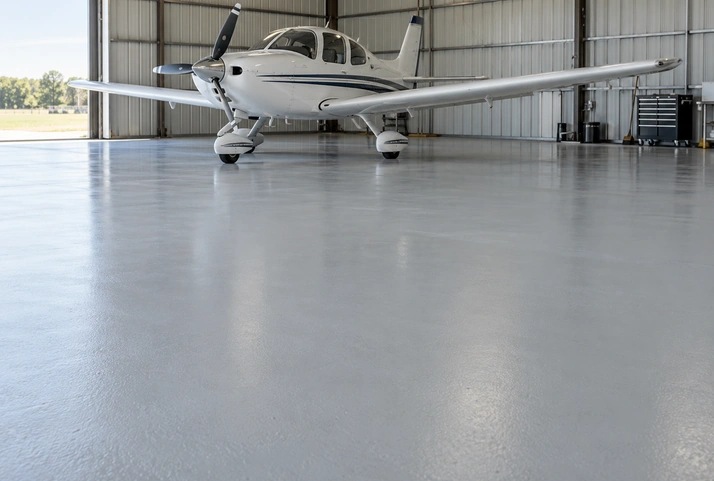 Flooring That Works Around Your Hangar Operations